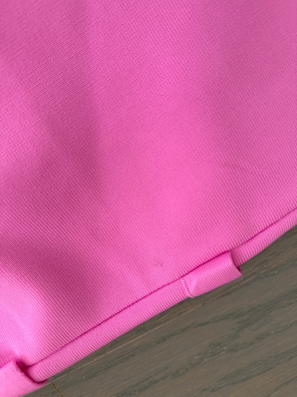 Elliatt Orelia Asymmetrical Ruffle Gown Candy Pink Knit One Shoulder SMALL - Picture 14 of 15